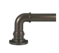 Decopolitan Telescoping Curtain Rod Set, Bronze, 36 to 72-Inch