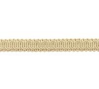 DÉCOPRO 1.5cm (5/8") Basic Collection Scroll Gimp Braid Trim 0058SG, Cream Ivory # A2 (Ivory/Cream) 11m (12 yards/36 ft)