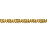 DÉCOPRO 1cm (1/2") Basic Collection French Gimp Braid Trim FGS, Light Gold # B7 (Light Yellow Gold) Sold by The Yard (0.9m/3 ft/36)
