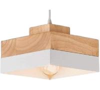 Decor Adjustable Imitation Wood Grain Iron Metal Pendant - Double Line Chandelier Droplight Ceiling Lamp Hanging Suspension Light Compatible with Home Bar Lighting D,