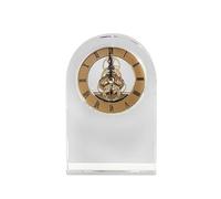 Decor Clocks Luxury Crystal Table Clock Creative Desk Clocks Silent Bedside Bedroom Aesthetic Decoration Accessories For Living Room(Gold)