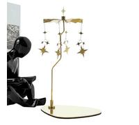 Décor de lumière dynamique: doté d'une rotation pilotée par le flux d'air, candle spinner product un effect de jeu de lumière dynamique qui améliore l'ambiance de fête immersive tout en contribuant à