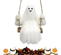 Décor De Voiture D’horreur - Accessoires Fantôme, Fantôme Oscillant En Résine Mignonne | Pendentif De Rétroviseur Voiture, Décoration Auto Halloween, Accessoire Effrayant Pour Intérieur