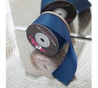 Decor Essentials Double Faced Satin Ribbon 38mm x 20 m Craft Stationery Florist (Midnight Blue)