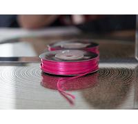 Decor Essentials Double Faced Satin Ribbon 3mm x 50 m Craft Stationery Florist (Cerise)