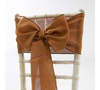 Decor Essentials Table Linen Burlap Sashes or Runners Wedding Event Chair Dressing Styling Decorations Events (Sash - Terracotta)