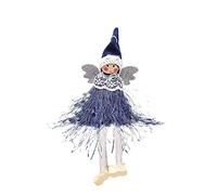 Decor for Christmas Ornaments Christmas Decoration Sitting Posture Hanging Leg Angel Doll Pendant Tree Little Angel Pendant Gift for Indoor Festive Home or Party
