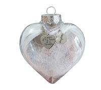 Decor for Christmas Ornaments Christmas Ornaments Angel Feathers Pendant- A Piece Of My Heart Is In Heavens Memorial Decor for Holiday Celebrations
