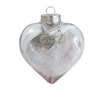 Decor for Christmas Ornaments Christmas Ornaments Angel Feathers Pendant- A Piece Of My Heart Is In Heavens Memorial Decor for Holiday Celebrations