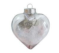Decor for Christmas Ornaments Christmas Ornaments Angel Feathers Pendant- A Piece Of My Heart Is In Heavens Memorial Decor for Holiday Celebrations