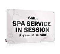 Decor For Man Cave Shh... Spa Service In Session. Please Be Mindful. Tin Sign Warning Signs For Bedroom Bar Decor For Home(30X40CM)