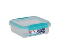 Décor Fresh Seal Clips, BPA-Free, Airtight & Leak Resistant, Ideal For Meal Prep & Storing Leftovers, Container With Silicone Seal Secure Clips & Lid, Microwave, Freezer & Dishwasher Safe, Teal, 630ml