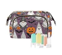decor gift Bathroom Storage Bag Essentials Cute Boo Gnome ghosts Halloween (longword) Cosmetic Bags For Purse for Women Travel