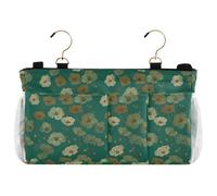 decor gift Bedside Caddies Luxury Geranium Ash Ark Green Hanging Storage Bag Pocket for Home, College, Dorm, Bunk/Hospital Bed, Crib Bed Rails organizador de libros