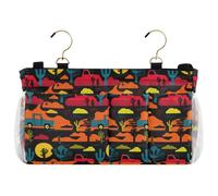 decor gift Bedside Caddy Bed Organizer Shannon Snow Artist Funny Sundown Truck Table Cabinet Storage Organizer for Dorm, Bunk, Loft, Hospital Bed organizador de libros