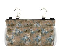 decor gift Bedside Pocket For Dorm Dolphin Taupe Flower Hanging Organizer Bag With Pockets for Bunk and Hospital Beds,Dorm Rooms Bed Rails cajones para debajo de la cama