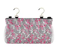 decor gift Bunk Loft Bed Side Caddy Finland Lily Of The Valley Gray Hanging Bed Organizer Storage Bag for Bunk Dorm Rooms and Hospital Bed Rails organizadores de sabanas