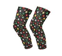 decor gift Christmas Stars Anti-Slip skating knee pads pads for snowboarding soccer compression
