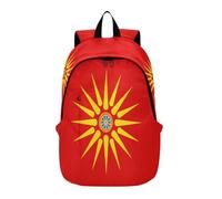 decor gift Ethnic Macedonian Flag Anti Theft Backpack Lightweight Backpack For Men Work Bag 15.6 Inch Laptop Bag for Travel Business Casual or College bolso para viajar en avion