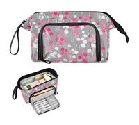 decor gift Finland Lily Of The Valley Gray Pencil Cases Large Capacity Cool Pencil Cases Lightweight for Kids Preppy School Supplies caja para lapiceros