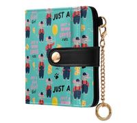 decor gift Ladies Folding Coin Wallet Cute Mr. Rats Waterproof PU Leather Bifold Wallet for Men Women Travel