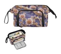 decor gift Lilac and Peach Chinese Jade Raspberry Pencil Bags Large Capacity Bags With Zipper with Handle for Teen Girls Elementary bulto para lapices