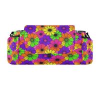 decor gift long stroller organizer Floral Daisy Flowers Gardener Summer umbrella stroller caddy with wallet