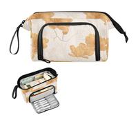 decor gift Magnolia Marigold Offwhite Pencil Box Large Capacity Stationery Bag with Compartment for Adults Middle School cartuchera para mujer