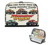 decor gift Pencil Box Case Large Capacity Never Have Too Many monsters Colorful Makeup Pouches With Slot for Teens Preppy School Supplies bolsa para utiles escolares