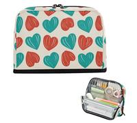 decor gift Pencil Carrying Case Large Capacity Style Watermelon Turquoise Hearts Makeup Bags Zip for Teen Girls School Supplies cartucheras para ninos