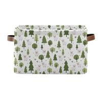 decor gift storage baskets Indiana Lambs forests Off White folding and waterproof foldable storage cubes baskets with sturdy handle Hamper supply 2 Piecing for garage organizador de tela para ropa