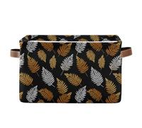 decor gift storage baskets Silver Fern Apricot Celeste Black foldable and waterproof serviceable fabric storage cubes with sturdy handle bags 20 quart 2 pack for sweater stoarge