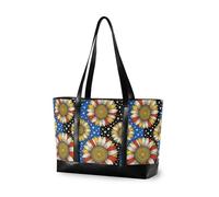 decor gift Sturdy bags for laptops with zipper Cute Axolotl Purple Pink for yoga with lunch, America Sunflower Flag 4th July
