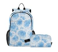 decor gift Tie-dye Vanilla Blue Boy Backpack With Lunch Bag School Bag Boy 9-10 years mochilas y loncheras para ni?os