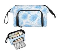 decor gift Tie-dye Vanilla Blue Pencil Pouches Large Capacity Kids Pencil Case with Slot for Adolescentes College estuche para lapiceros