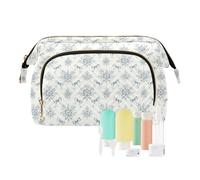 decor gift Travel Cosmetic Bag Portable Pomegranate Botanical Pattern (longword) Jewelry pouching for Travel Bathroom