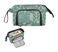 decor gift Vintage French Pattern Pencil Case Organizer Large Capacity Big Pencil Case with Handle for Girls College estuches para lapices de ninos
