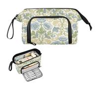 decor gift William Morris Vintage Silver Lily School Pencil Case Large Capacity Extra Large Pencil Case with Zipper for Kids High School estuche para lapices para adolescentes