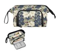 decor gift William Morris White Lily Flowers Pencil Case Large Capacity Slot Pencil Case Portable for Preppy Travel bolsa para lapices