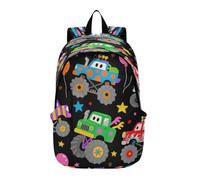 decor gift Work Backpack For Men monsters Truck Colorful Sl ook Bag Men 15.6 Laptop Bag for Travel Business Casual or College mochila para laptop mujer