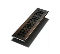 Decor Grates AGH212-RB Gothic Steel Floor Register, Rubbed Bronze Finish, 2 x 12-Inch