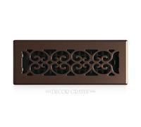 Decor Grates SPH310-RB Scroll 3x10 Floor Register, Rubbed Bronze Finish