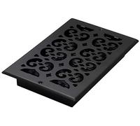 Decor Grates ST610W Scroll Design Steel, Wall/Ceiling Register, 6x10 Inches