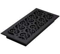 Decor Grates ST614W Scroll Design Steel, 6x14 Inches, Wall/Ceiling Register