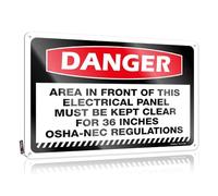 Decor Haves Waterproof Artwork, Awesome Retro Print For Cafe Pub Highland | Accessories Pre-drilled Custom Danger Do Not Enter Confined Space Without Attendant And Rescue Equipment(30X40CM)