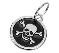 Decor Key Pet Holleween Personalized Dog Tags Cat Tags Pet Collar Tags Metal Keychain Halloween Decor Metal Key Chain Decor Key Chain Key Chain Decor Cat Brand Skull