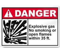 Decor Kitchen Wall Decor Plaqueexplosive Gas No Smoking Or Open Flames Within 35 Ft Danger Road Sign Kitchen Fun Bar Kitchen Wall Signes Funny Vintage Metal Sign Poster 8X12 Inches