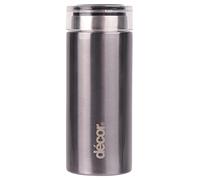 Décor Mini Stainless Steel Thermal Flask | Coffee Mug with Gloss Coating | 200ml - Graphite, 4 Hour hot Rating | 12 Hour Cold Rating