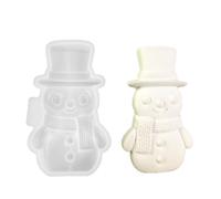 Decor Mold Snowman Silicone Cavity for Small Tabletop Ornaments