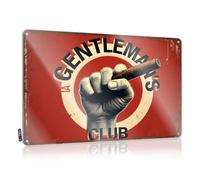 Decor Patio Decorations Bars Retro Nice A Gentleman's Club - Easy To Hang Art(20X30CM)